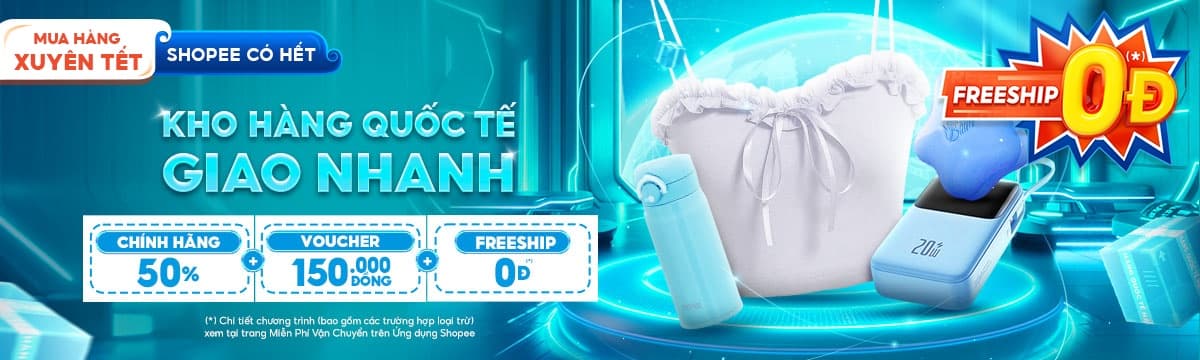 banner ưu đãi shopee