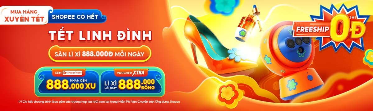 banner ưu đãi shopee