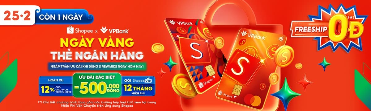 banner ưu đãi shopee