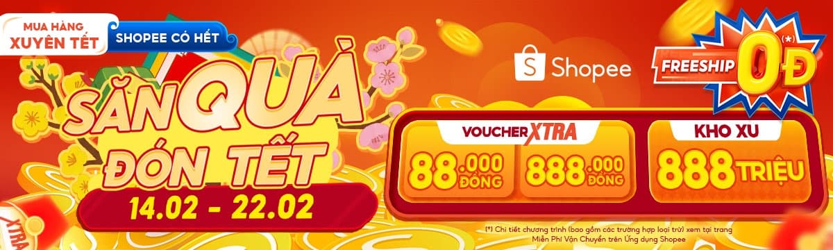banner ưu đãi shopee