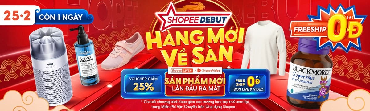 banner ưu đãi shopee