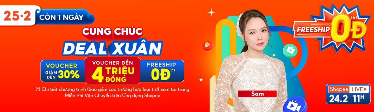 banner ưu đãi shopee